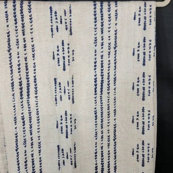 NWOT Boho Casual Linen Blend Grommet Top Curtain Panel Pair, 52x84 (001) - Picture 2 of 5